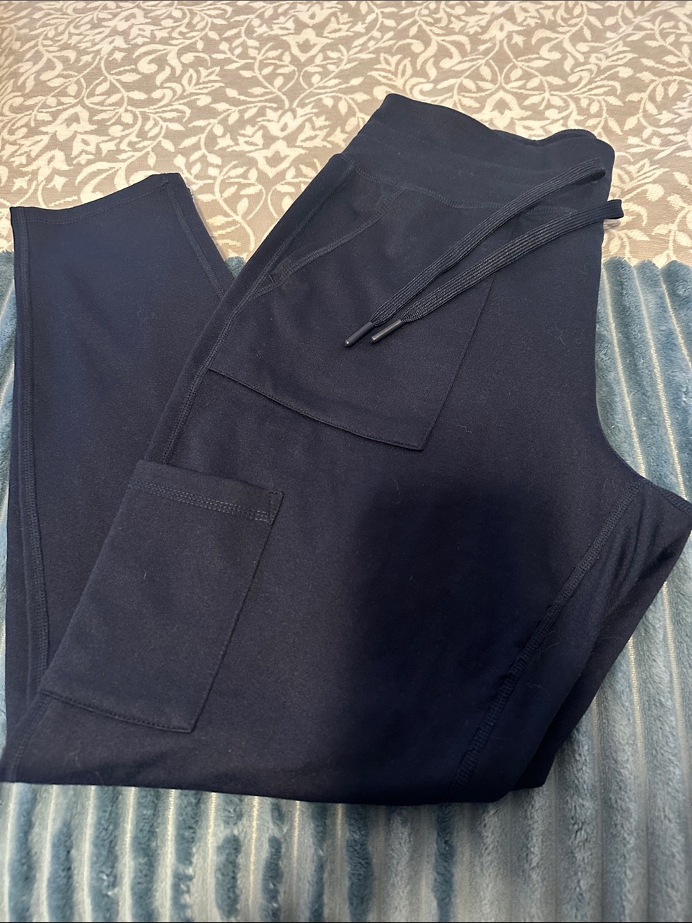 Maurices Black Straight-Leg Jumpsuit Pants with Drawstring Waist new without tag
